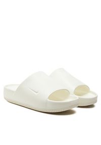 Nike Klapki Calm Slide FD4116 100 Biały. Kolor: biały