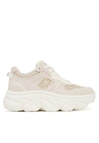Liu Jo Sneakersy Steffy 01 BF5061 PX239 Écru. Materiał: zamsz, skóra