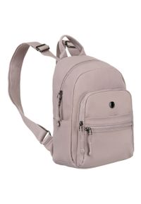 Plecak damski Peterson PTN CSM-12 liliowy. Kolor: liliowy