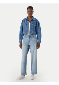 Hugo - HUGO Kurtka jeansowa Galatea 50556970 Niebieski Regular Fit. Kolor: niebieski. Materiał: bawełna #4