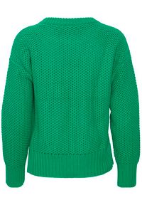 Fransa Sweter 20611827 Zielony Regular Fit. Kolor: zielony. Materiał: bawełna #5