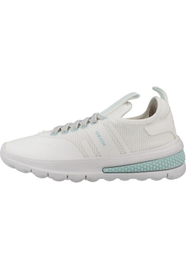 Geox - Buty GEOX J ACTIVART GIRL Biały. Kolor: biały. Materiał: tkanina. Sport: turystyka piesza