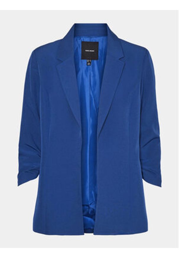 Vero Moda Marynarka Carla 10301555 Niebieski Regular Fit. Kolor: niebieski. Materiał: syntetyk
