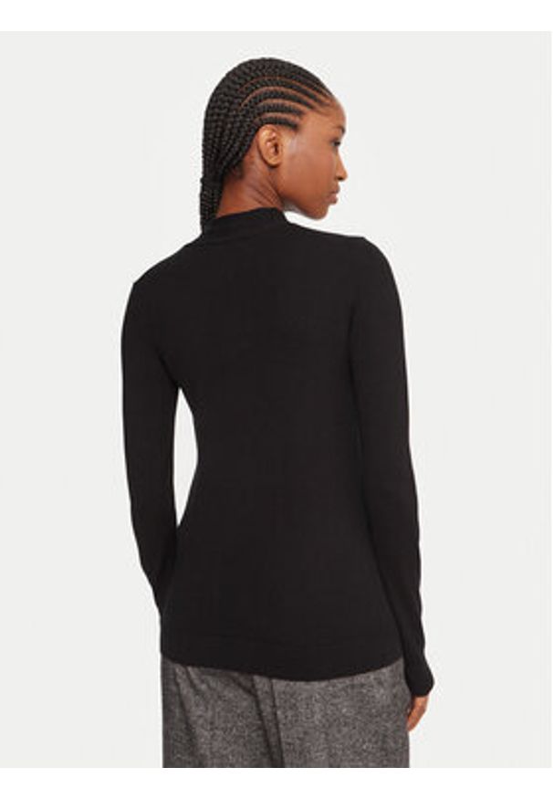 Marella Sweter Osaka 2525366061000 Czarny Regular Fit. Kolor: czarny. Materiał: wiskoza