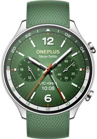 ONEPLUS - OnePlus Watch 2R 3,63 cm (1.43") AMOLED 46 mm Cyfrowy 466 x 466 px Ekran dotykowy Zielony Wi-Fi GPS. Rodzaj zegarka: cyfrowe. Kolor: zielony