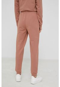 Answear Lab Spodnie damskie kolor brązowy gładkie. Kolor: brązowy. Materiał: dzianina. Wzór: gładki #5