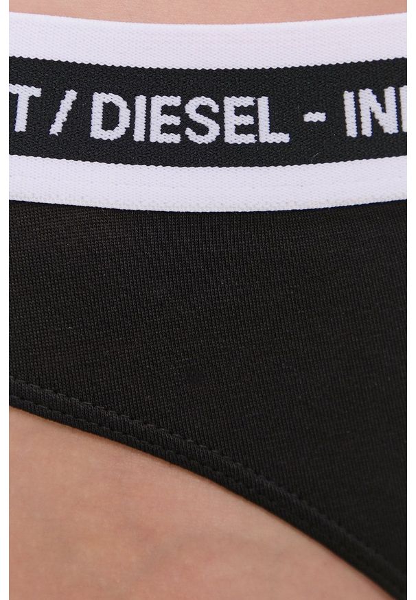 Diesel Brazyliany kolor czarny. Kolor: czarny. Materiał: bawełna