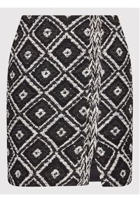 Karl Lagerfeld - KARL LAGERFELD Spódnica mini Boucle 220W1204 Czarny Regular Fit. Kolor: czarny. Materiał: syntetyk #4