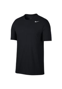 Koszulka treningowa męska Nike M NK Dry Tee Dfc Crew Solid. Kolor: czarny. Technologia: Dri-Fit (Nike)