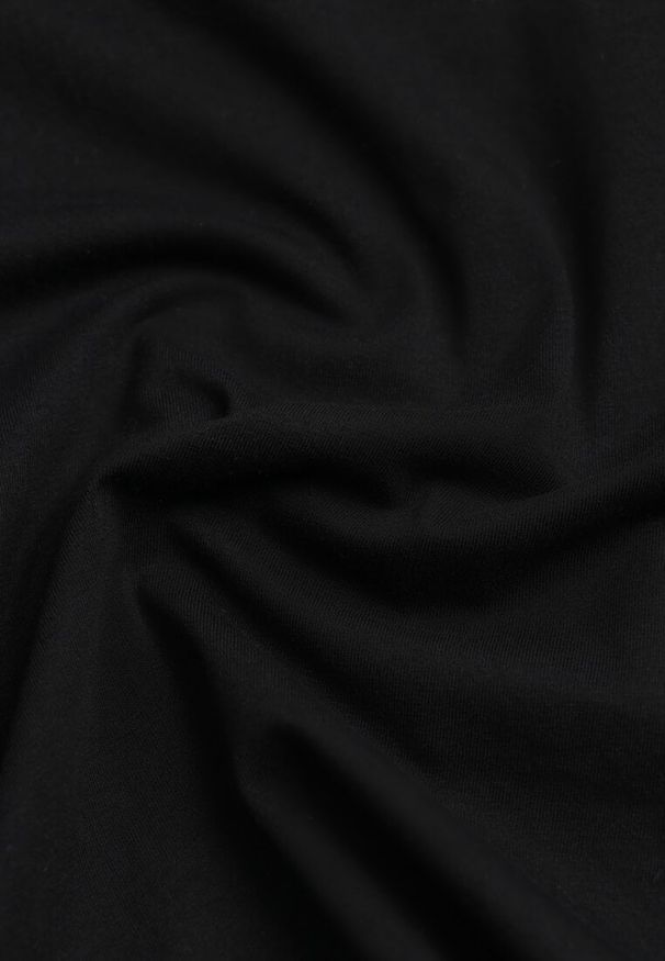 Renee - Czarny T-shirt z Bawełny z Okrągłym Dekoltem Nedima. Okazja: na co dzień. Kolor: czarny. Materiał: bawełna. Styl: casual, klasyczny