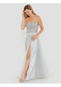 Swing Sukienka wieczorowa 5AE19200 Srebrny Regular Fit. Kolor: srebrny. Materiał: syntetyk. Styl: wizytowy #1