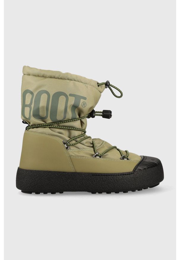 Moon Boot śniegowce Mtrack Polar kolor zielony. Kolor: zielony. Materiał: polar