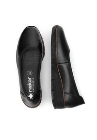 Rieker Baleriny 53755-00 Czarny. Kolor: czarny. Materiał: skóra #4