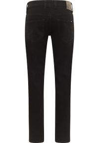 Męskie Spodnie Jeansowe Mustang Style Oregon Slim Denim Black 1014594 4000 900 #4