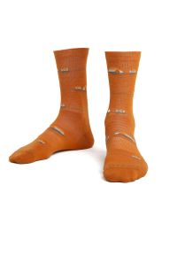 Skarpety Icebreaker Merino Lifestyle Ultralight Crew Socks Backcountry Camp 1053059611 - pomarańczowe. Kolor: pomarańczowy. Materiał: tkanina, elastan, poliamid, wełna