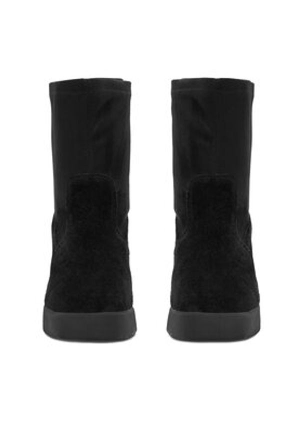 Lasocki Botki Vanni EST-VANNI-01 Czarny. Kolor: czarny. Materiał: skóra, zamsz