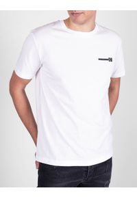 Les Hommes T-shirt "Urzn" | UHT201 700P | Urzn | Mężczyzna | Biały. Okazja: na co dzień. Kolor: biały. Materiał: bawełna. Wzór: nadruk. Styl: casual #7