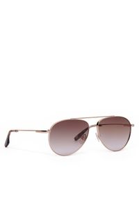 Trussardi Jeans - Okulary przeciwsłoneczne Trussardi. Kolor: złoty