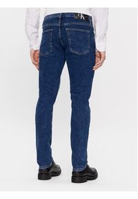 Calvin Klein Jeans Jeansy J30J324194 Granatowy Slim Fit. Kolor: niebieski