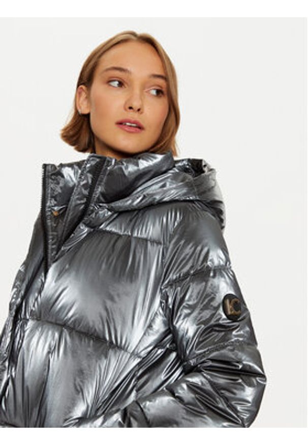 LOLA CASADEMUNT Kurtka zimowa LF2401024 Szary Regular Fit. Kolor: szary. Materiał: syntetyk. Sezon: zima