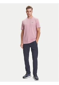 BOSS T-Shirt 50506373 Różowy Regular Fit. Kolor: różowy. Materiał: bawełna #4
