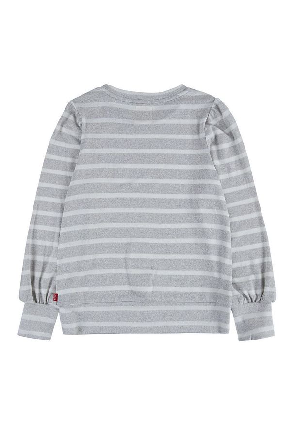 Levi's® - Levi's Sweter dziecięcy kolor szary. Okazja: na spotkanie biznesowe, na co dzień. Kolor: szary. Materiał: dzianina. Styl: casual, biznesowy