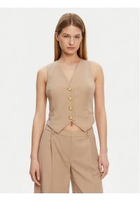 Marciano Guess Kamizelka 5GGN06 7294A Beżowy Regular Fit. Kolor: beżowy. Materiał: syntetyk #1
