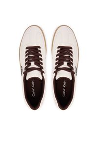 Calvin Klein Sneakersy Low Prof Cupsole Su HM0HM02125 Biały. Kolor: biały. Materiał: skóra, zamsz #2