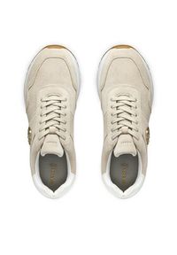 Geox Sneakersy D New Kency D55MZA 022BN CH62L Beżowy. Kolor: beżowy. Materiał: zamsz, skóra #6