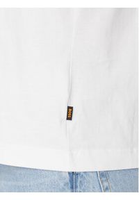 BOSS - Boss T-Shirt Teeglitchlogo 50499504 Biały Relaxed Fit. Kolor: biały. Materiał: bawełna #4