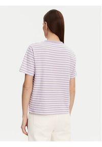 Marc O'Polo Denim T-Shirt 500 0005 953 Fioletowy Relaxed Fit. Typ kołnierza: polo. Kolor: fioletowy. Materiał: bawełna #3