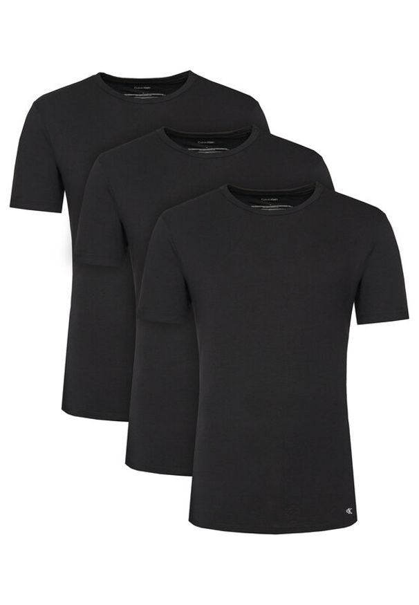 Calvin Klein Underwear Komplet t-shirtów LV00NB4185 Czarny Regular Fit. Kolor: czarny. Materiał: syntetyk