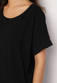 Born2be - Czarna Pudełkowa Sukienka T-shirtowa o Krótkim Kroju Orlella. Kolor: czarny. Sezon: lato #2