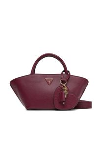Guess Torebka Bolena Mini HWZG92 07760 Bordowy. Kolor: czerwony. Materiał: skórzane