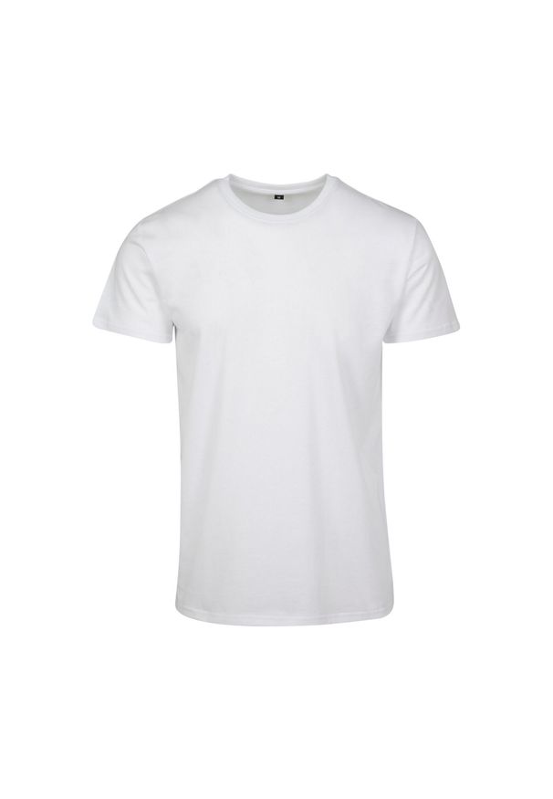 BUILD YOUR BRAND - T-shirt Unisex Dla Dorosłych Basic. Kolor: biały