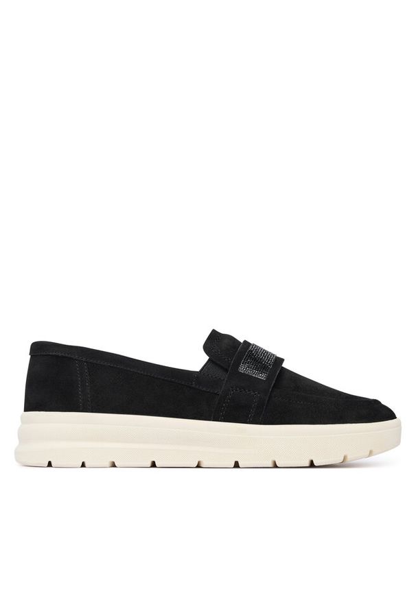 Półbuty Caprice. Kolor: czarny