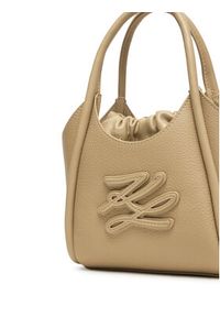 Karl Lagerfeld - KARL LAGERFELD Torebka B2W30053 Beżowy. Kolor: beżowy. Materiał: skórzane #4