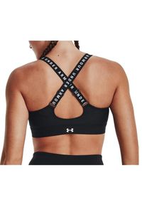 Stanik fitness cardio Under Armour Infinity High Bra Zip. Kolor: czarny. Sport: fitness