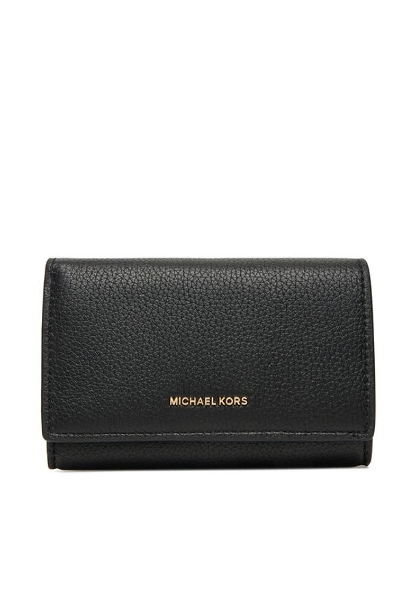MICHAEL Michael Kors Duży Portfel Damski 32T5GJ6D9L Czarny. Kolor: czarny. Materiał: skóra