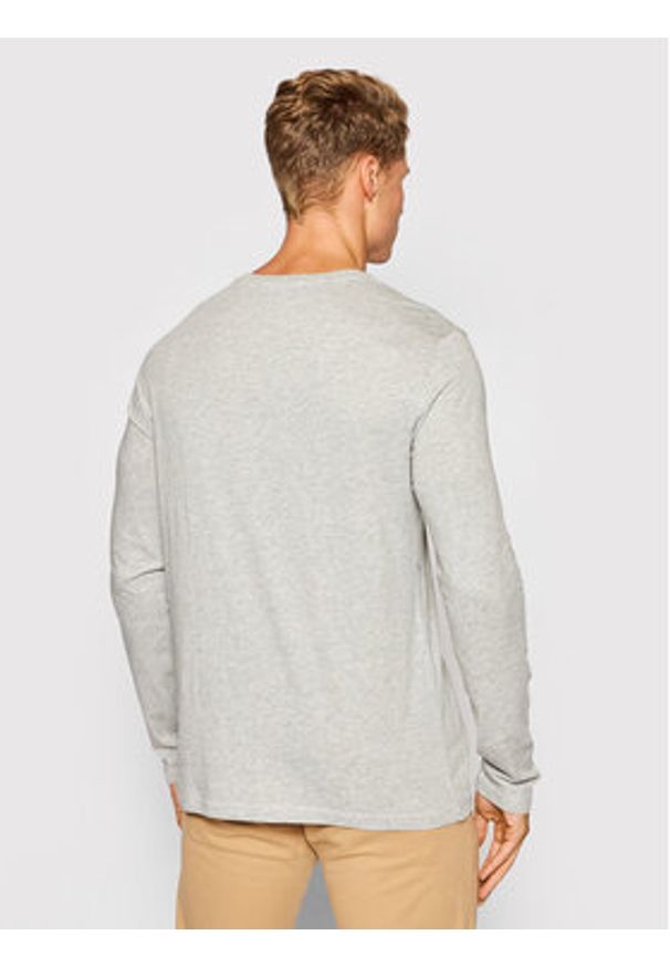 United Colors of Benetton - United Colors Of Benetton Longsleeve 3U53J1F05 Szary Regular Fit. Kolor: szary. Materiał: bawełna. Długość rękawa: długi rękaw