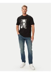 Karl Lagerfeld Jeans T-Shirt B3M17006 Czarny Regular Fit. Kolor: czarny. Materiał: bawełna #2