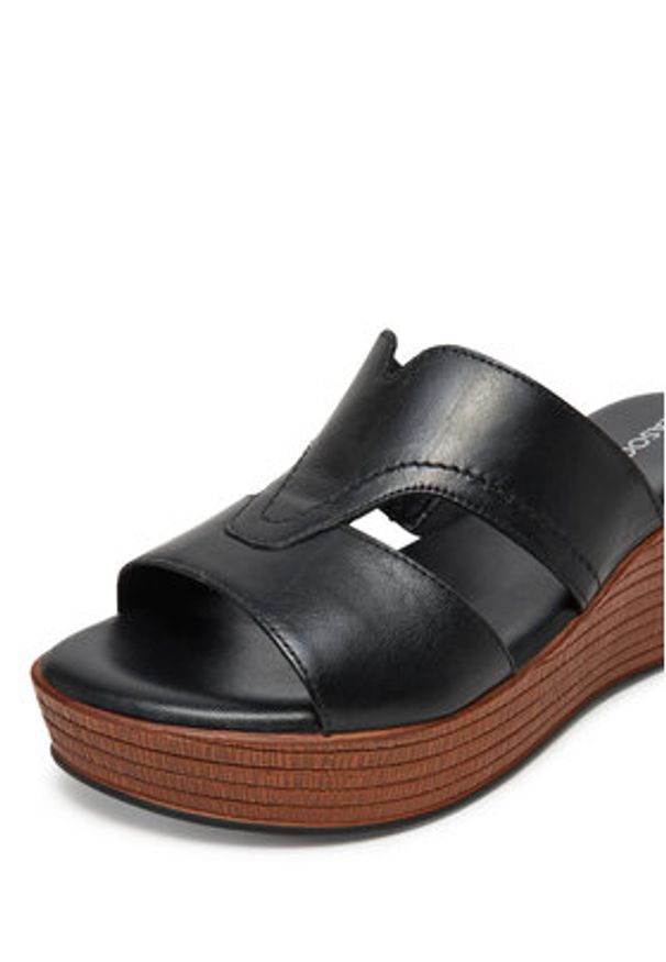 Lasocki Klapki WI16-NYASA-01 Czarny. Kolor: czarny. Materiał: skóra