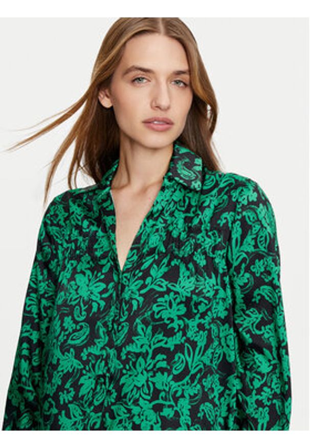 Liu Jo Koszula WF4523 TS097 Zielony Regular Fit. Kolor: zielony. Materiał: syntetyk