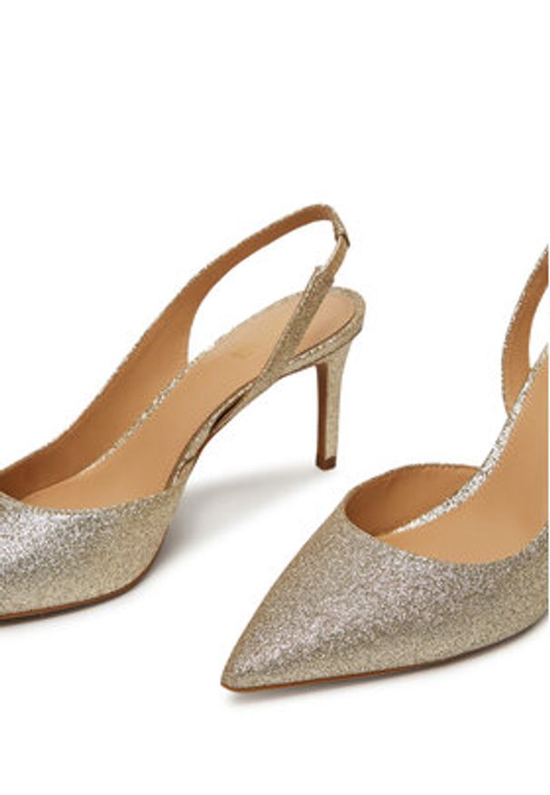 MICHAEL Michael Kors Sandały Alina 40S5HNMP2M Złoty. Kolor: złoty. Materiał: skóra