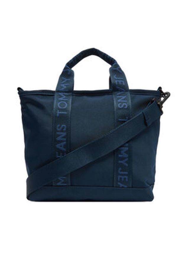 Tommy Jeans Torebka Tjw Daily Mini Tote AW0AW17566 Granatowy. Kolor: niebieski