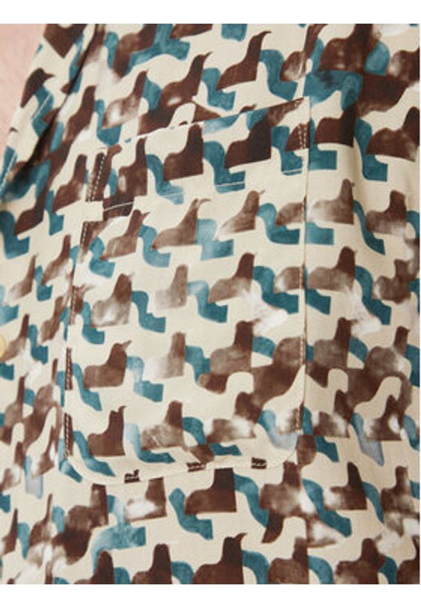 INDICODE Koszula Inramses 20-436 Kolorowy Regular Fit. Materiał: wiskoza. Wzór: kolorowy