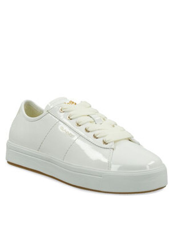 GANT - Gant Sneakersy 30531829 Biały. Kolor: biały. Materiał: skóra, lakier