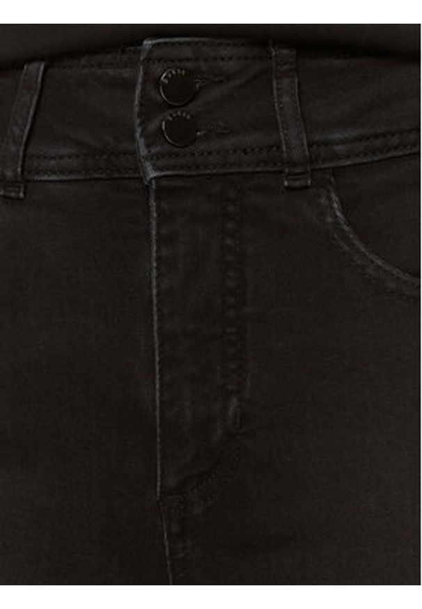Guess Jeansy W4RA3 4D59I1 Czarny Skinny Fit. Kolor: czarny