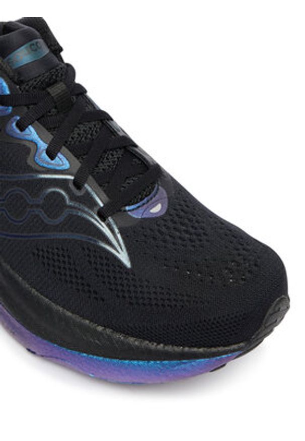 Saucony Buty do biegania Ride 19 S21055 Czarny. Kolor: czarny. Materiał: materiał