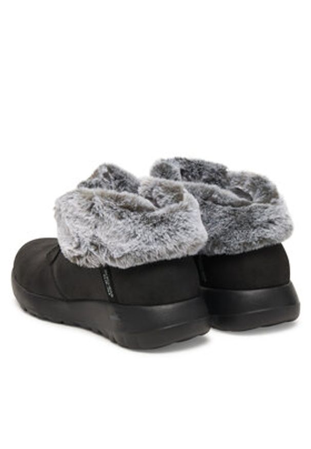 skechers - Skechers Botki On-The-Go Joy 144803/BKGY Czarny. Kolor: czarny. Materiał: materiał